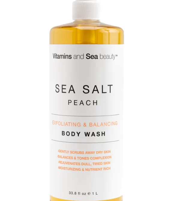 Sea Salt & Peach Exfoliating & Balancing Shower Gel